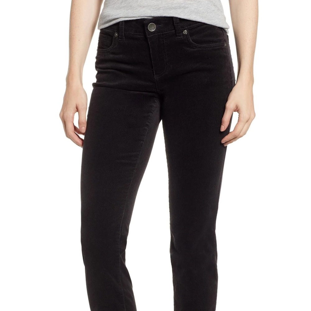 NWT Kut from the Kloth Diana Stretch Corduroy Skinny Pants in Black